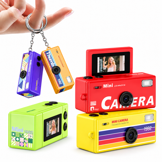 Vinny's 1984 Mini Thumb Camera | Vintage Flip-Screen Retro Gadget