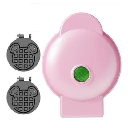 Vinny’s™ Mini Mickey Mouse Shaped Waffle Maker – Cute, Quick & Crispy Delights.