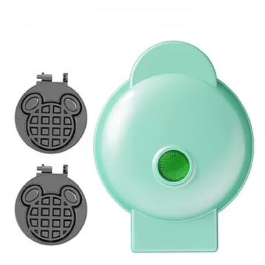 Vinny’s™ Mini Mickey Mouse Shaped Waffle Maker – Cute, Quick & Crispy Delights.
