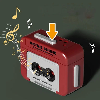 red voice recorder keychain