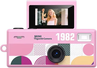Vinny's 1984 Mini Thumb Camera | Vintage Flip-Screen Retro Gadget