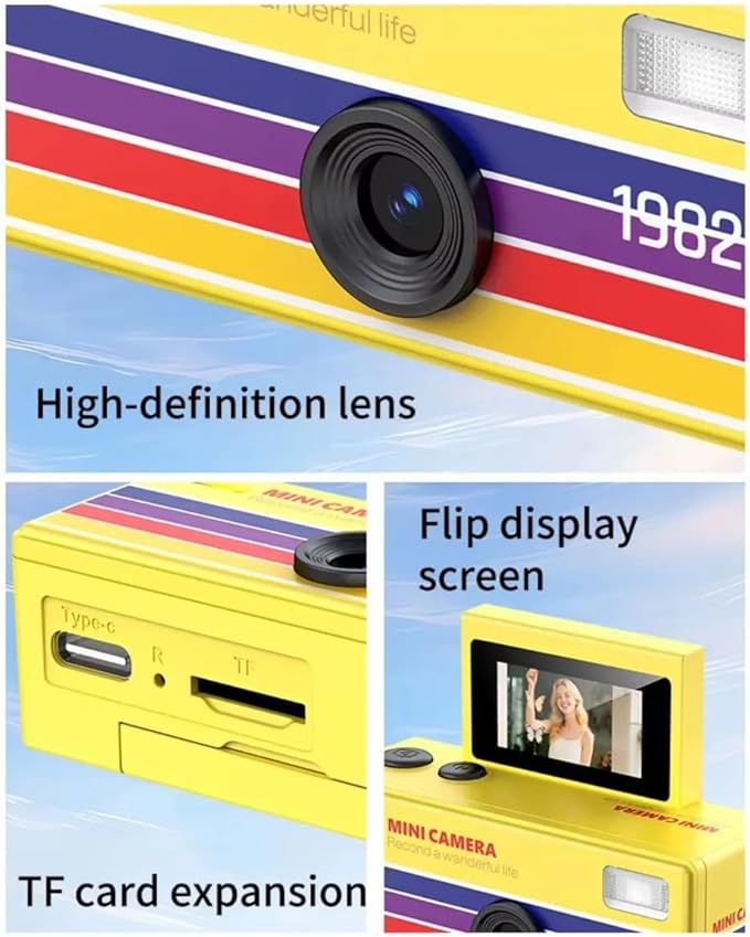 Vinny's 1984 Mini Thumb Camera | Vintage Flip-Screen Retro Gadget