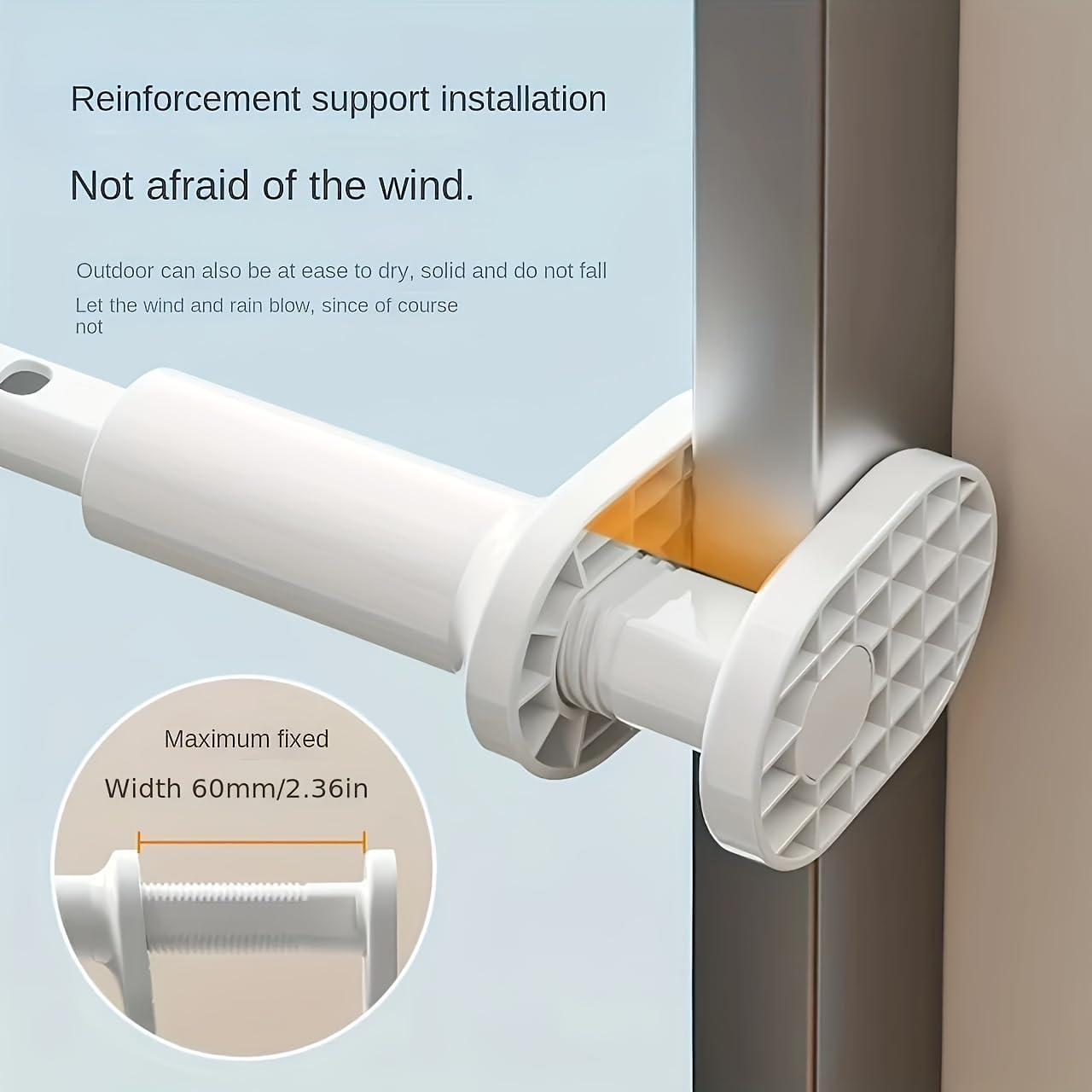 Retractable clothes hanging rack for closet, laundry room, and home organization