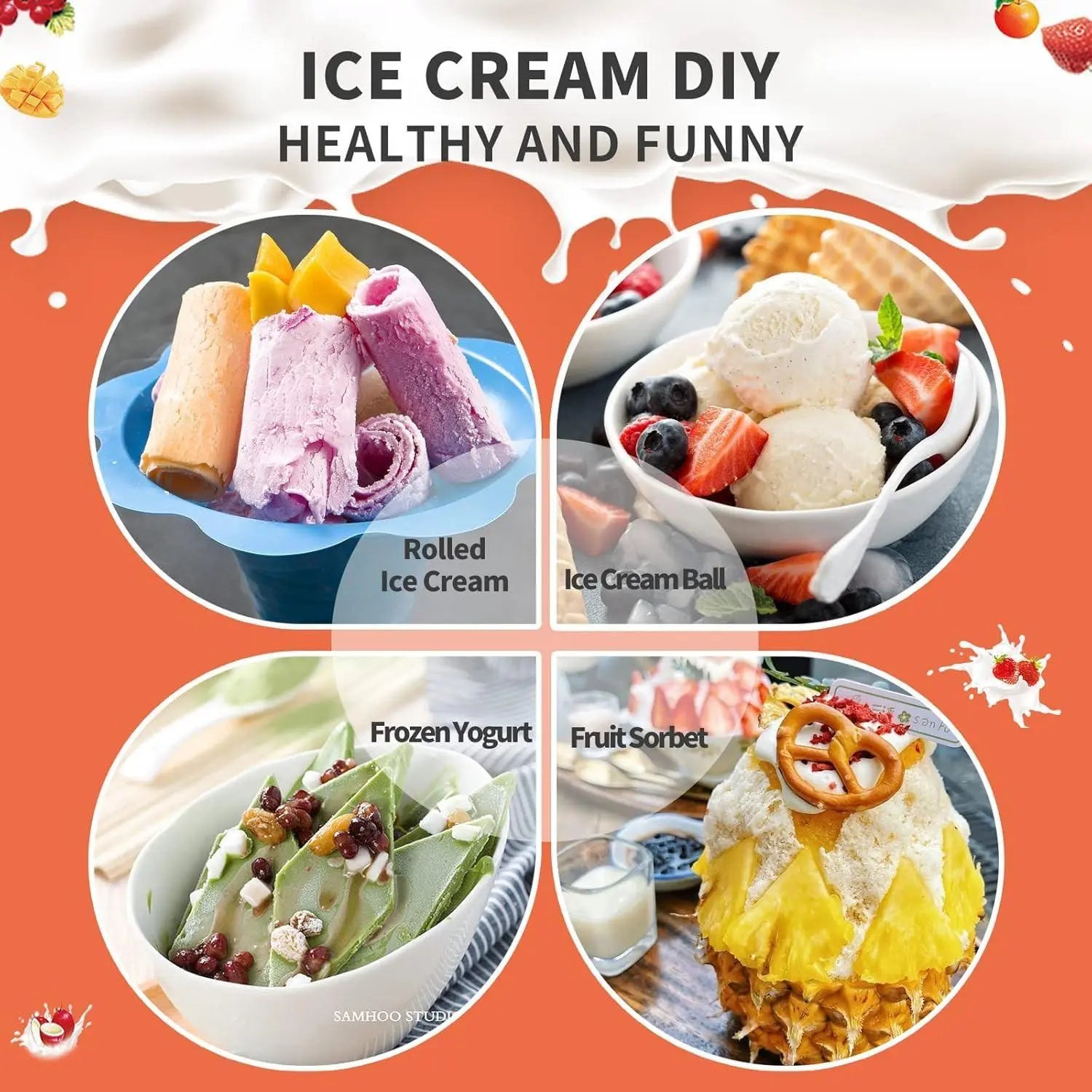 Fruits Ice cream maker
