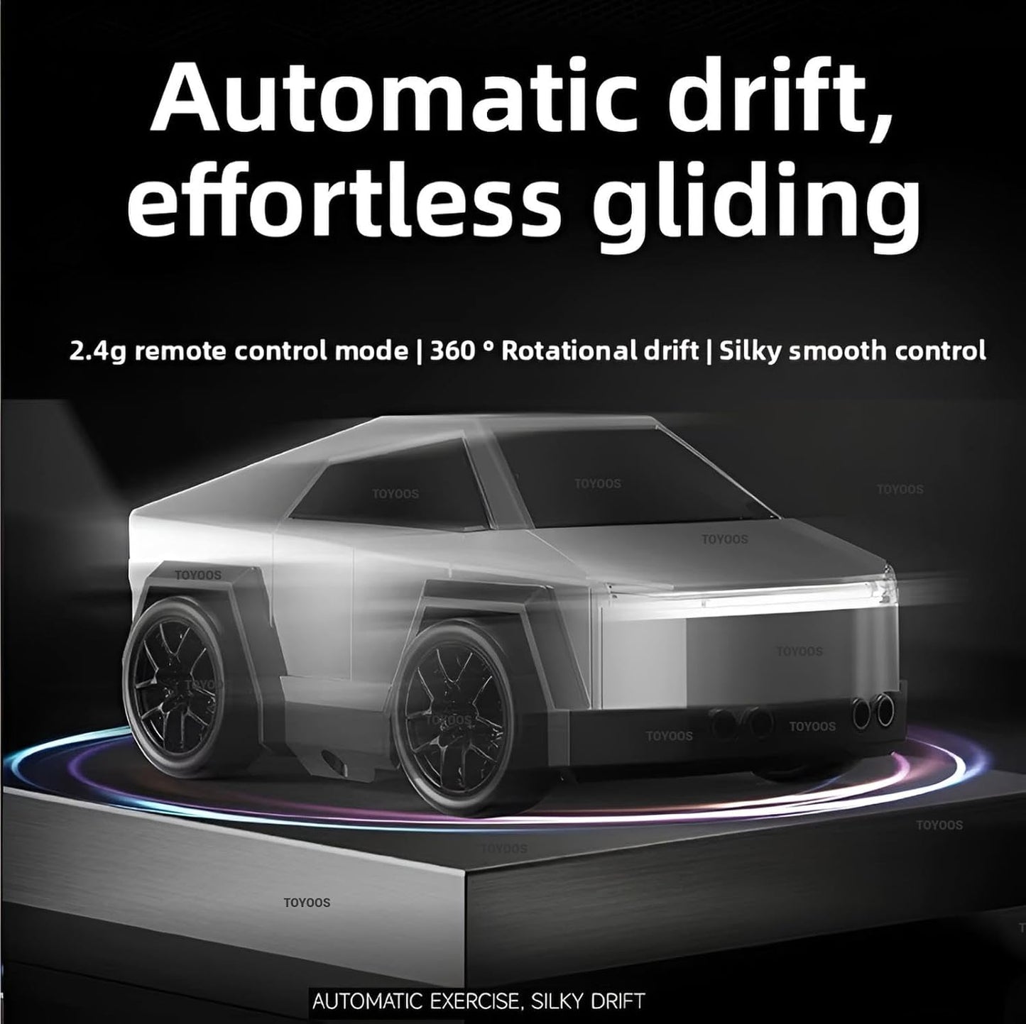 Vinny’s RC Drift Police Car – Mist Spray, Follow Me & Escape Mode | 360° Spin Smart Racing Car