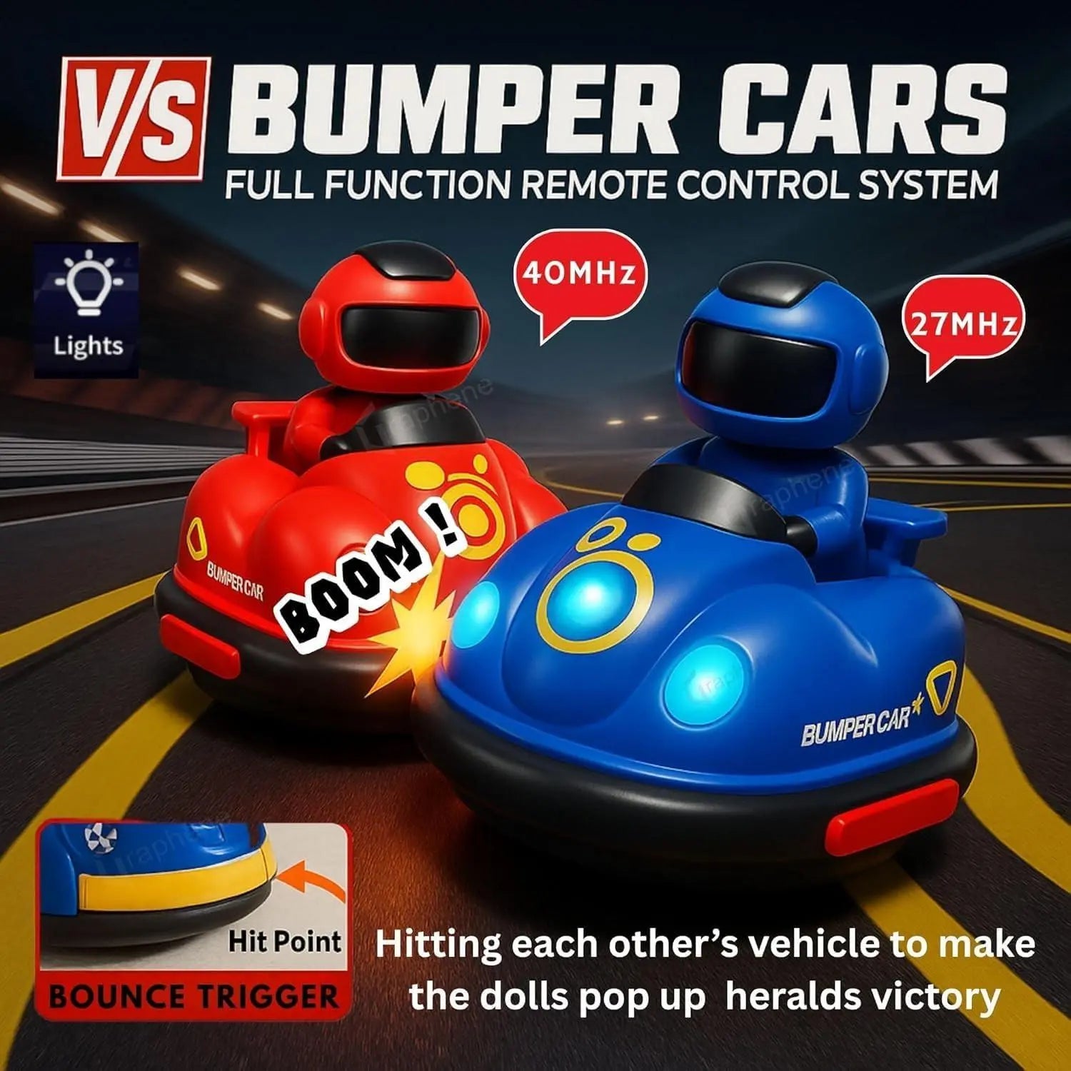 Rc go kart Bumper Car