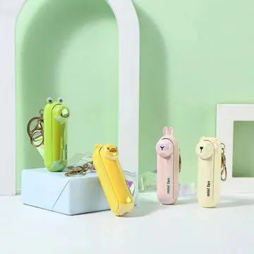 mini portable keychain fans