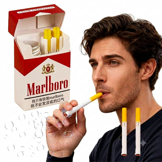 Vinny’s Bubble Cigarette Stress Relief Gift – Mini Bubble Blower Stick Fun Relaxation Gift for Parties & Gifting