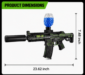 Electric Gel orbees Blaster 1000 High-Powered Automatic Water Ball Gun for Kids & Teens