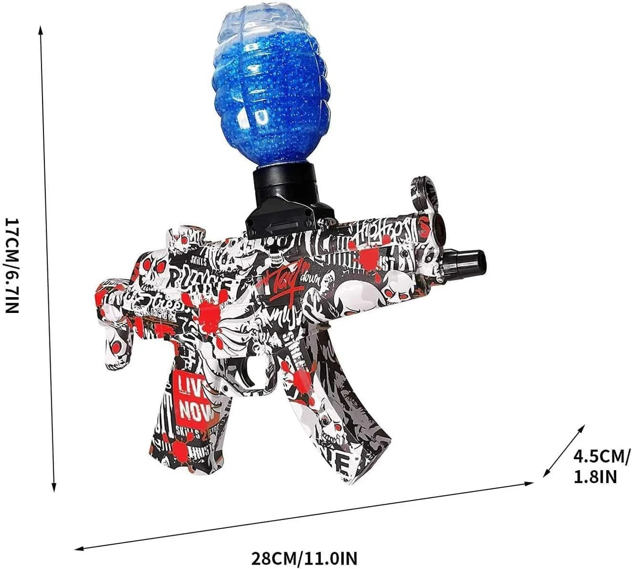 Electric Gel orbees Blaster 1000 High-Powered Automatic Water Ball Gun for Kids & Teens