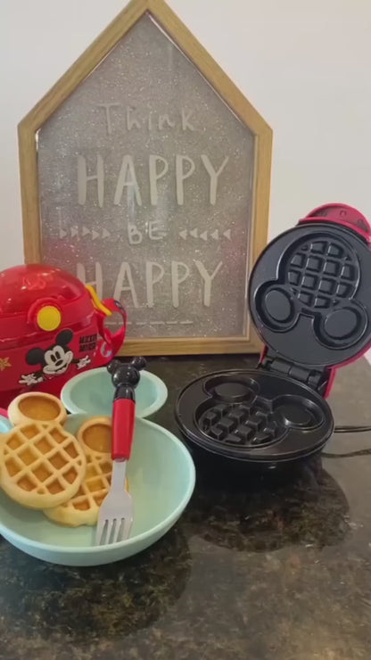 Vinny’s™ Mini Mickey Mouse Shaped Waffle Maker – Cute, Quick & Crispy Delights.