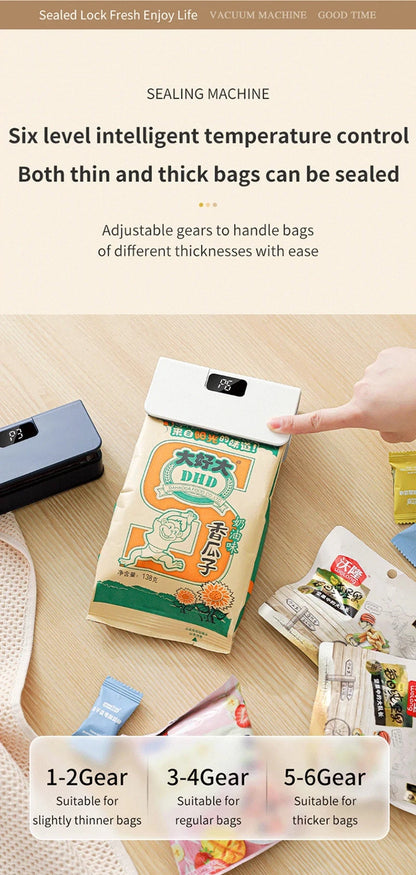 Vinny’s™ Portable Bag Sealer – Freshness On Demand.