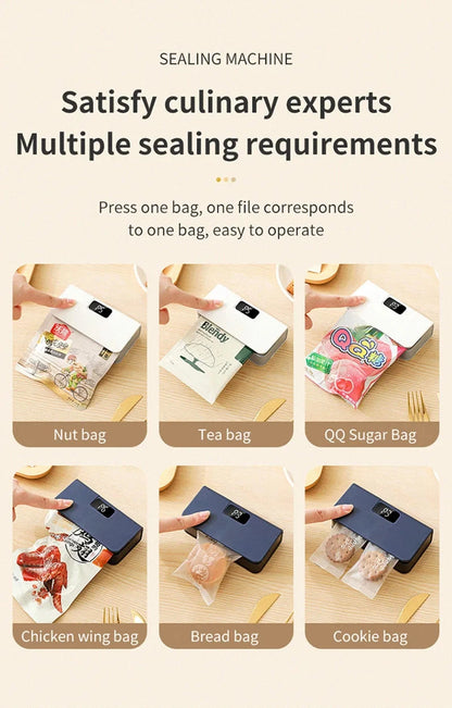 Vinny’s™ Portable Bag Sealer – Freshness On Demand.