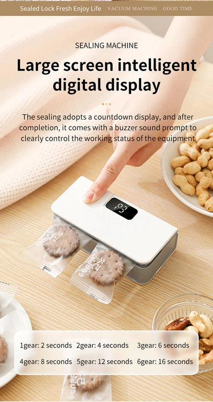 Vinny’s™ Portable Bag Sealer – Freshness On Demand.